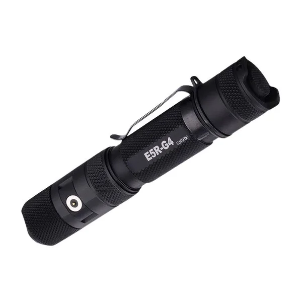 Powertac E5R-G4 Rechargeable LED Flashlight - Cree XHP35 - 1800 Lumens - Include