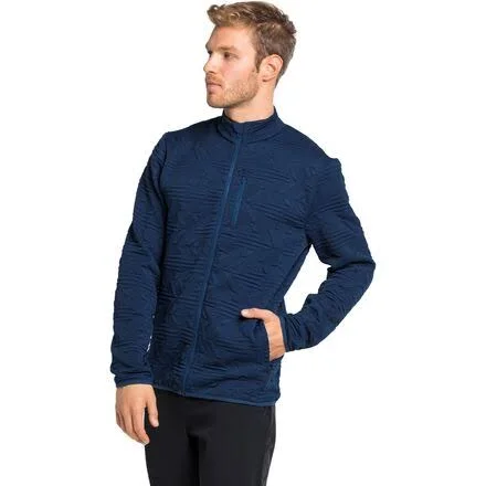 Men's Odlo Corviglia Kinship Midlayer Zip Jacket, Size XX-Large - Blue