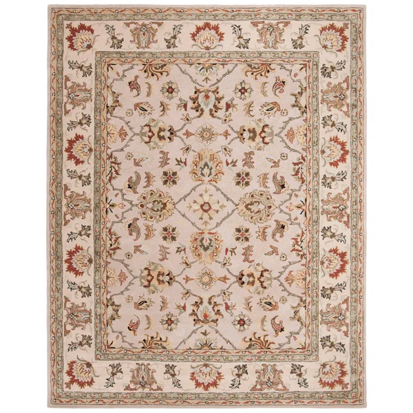 Safavieh Heritage HG452A Ivory - Light Gold 5& x 8& Area Rug