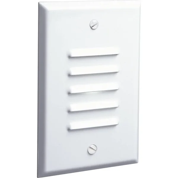 Progress Lighting P6828-30 Progress LED Vertical - Louvered Step Light, White