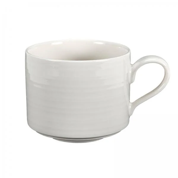 Oneida R4898998535 Chord 3.5 oz. Stackable White Porcelain Espresso Cup - 36/Case