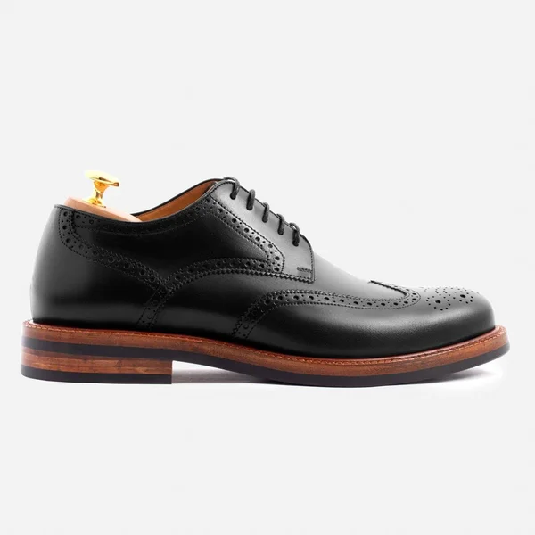 Beckett Simonon Kent Wingtips, Black, Size 11, Men's Casual Shoe