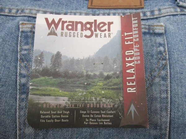 Wrangler Men's Rugged Wear Relaxed Fit Jean, Vintage Indigo