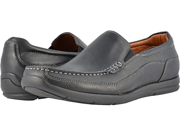 Vionic Preston Loafer Black Black Leather, 9.5, M