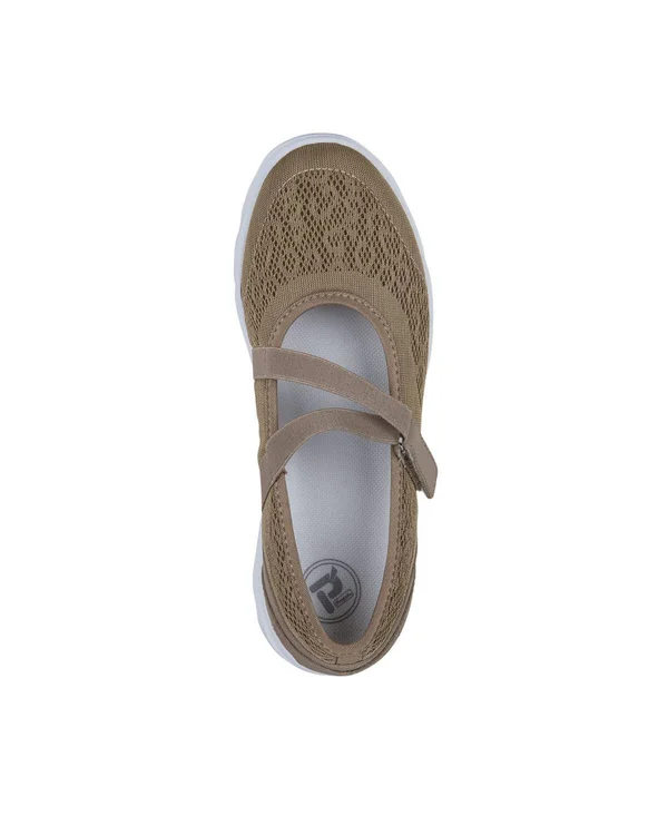 Propet TravelActiv Mary Jane Flats Tan- Womens- Size 9 D