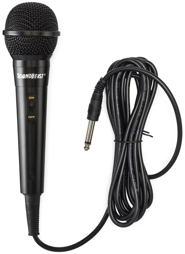 Soundbeast Pegasus Karaoke Machine & Portable PA Speaker System for Kids & Adults - with Microphone & Bluetooth (Blu