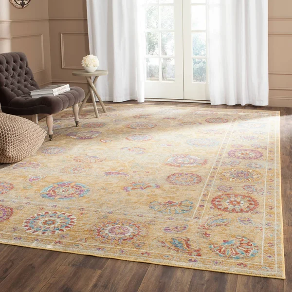 Safavieh Sevilla Area Rug - Gold/Multi - 8& x 11&