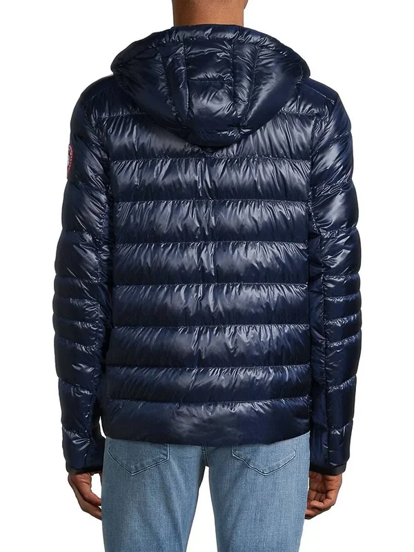 Canada Goose Men's Crofton Hooded Puffer Jacket - Moraine Lake - Size Large