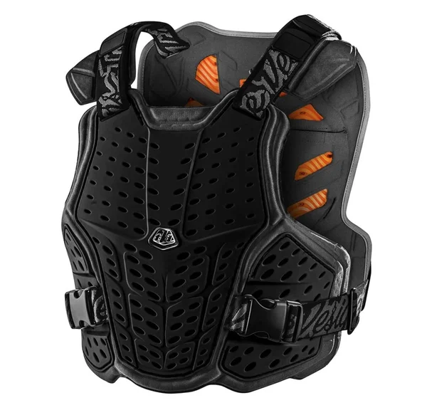 Troy Lee Designs Rockfight CE Chest PROTECTOR; Black XL/2X