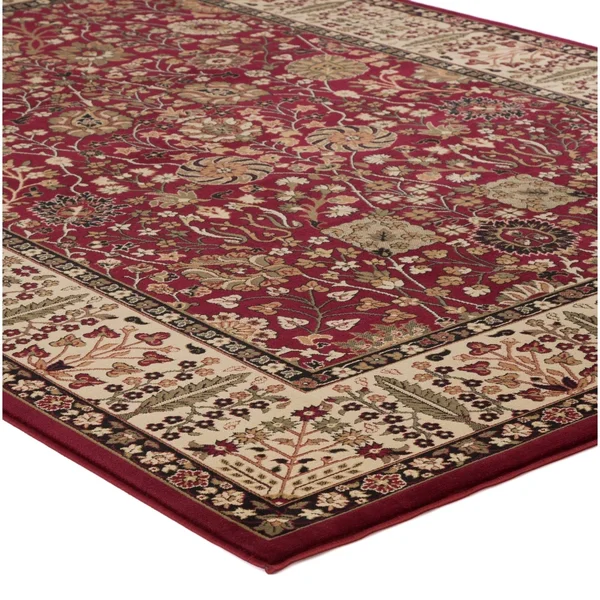Concord Global 5&3x22 x 7&7x22 Red Persian Classics Vase Area Rug