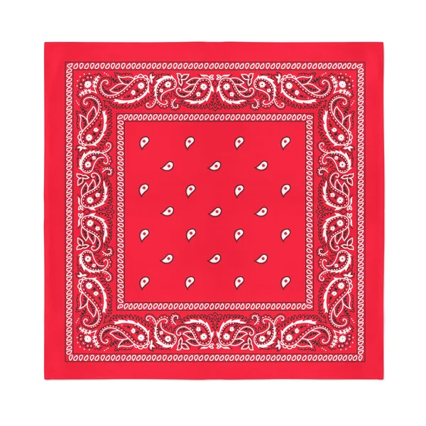 Bandanas Wholesale Red Bandana Headband Square (Regular: 22x22x22x22) - Cotton Paisley, 600 Pack