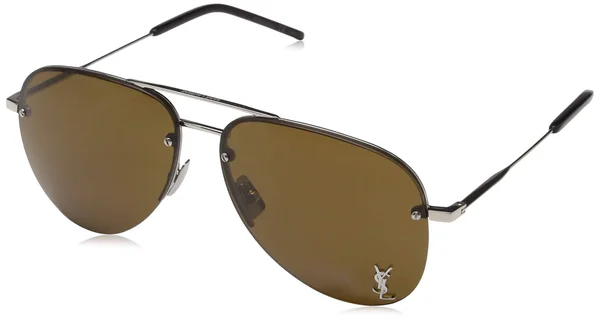 Sunglasses Saint Laurent Classic 11 M- 002 Silver, Brown