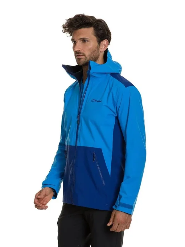 Berghaus Deluge Pro 2.0 Mens Waterproof Jacket Snorkel Blue S