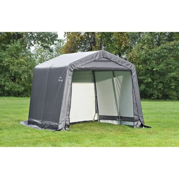 ShelterLogic XT Shed-in-a-Box - 10ft.L x 10ft.W x 9ft.6Inch H, Gray, Model 70479