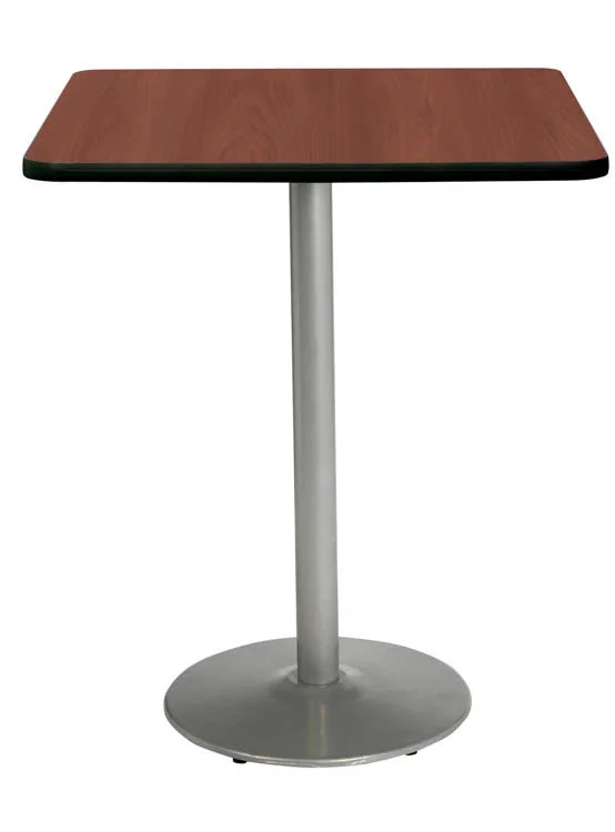 KFI 42 Square Bar Height HPL Table Mahogany (42SQB1922SLMH38)