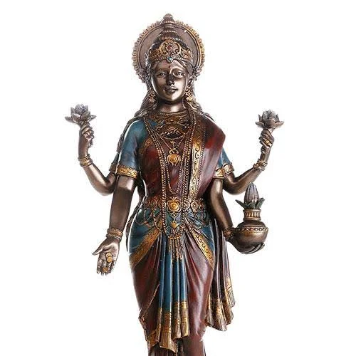Large Hindu Goddess Lakshmi Statue