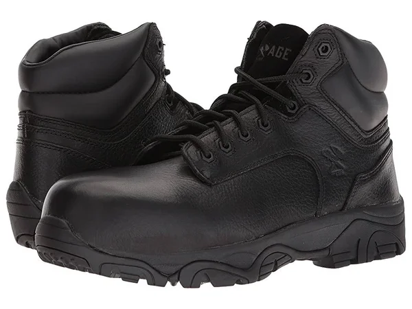 Men's Iron Age Trencher Composite Toe 6 inch Work Boot - Size: 12, Black