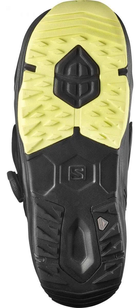 Salomon Dialogue Dual Boa Wide Snowboard Boots 2020-2021, Black, 10