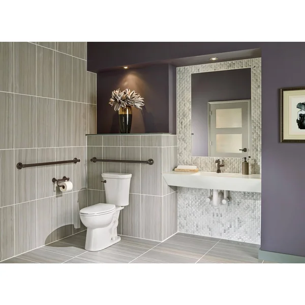 Delta 41350-PN Traditional Tissue Holder/Assist Bar - Polished Nickel