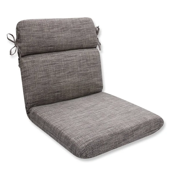 40.5x22 Brown and Gray Chestnut Harbor Outdoor Patio Chair Cushion