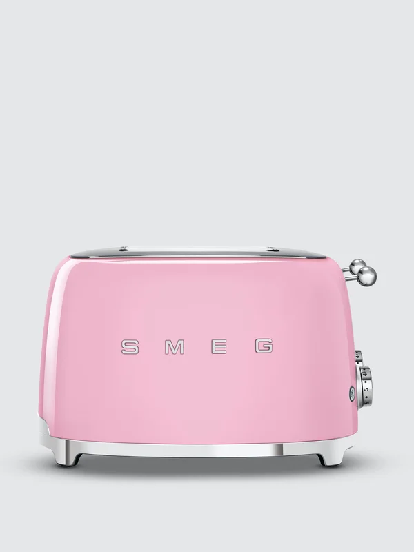 Smeg 4x4 Slot Toaster - Pink