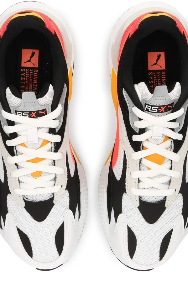 Puma RS - X3 Puzzle Sneakers White - Lava, Blac