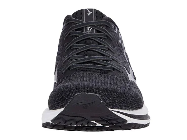 Men's Mizuno Wave Inspire 17 Waveknit - Black/Shade - Size 12