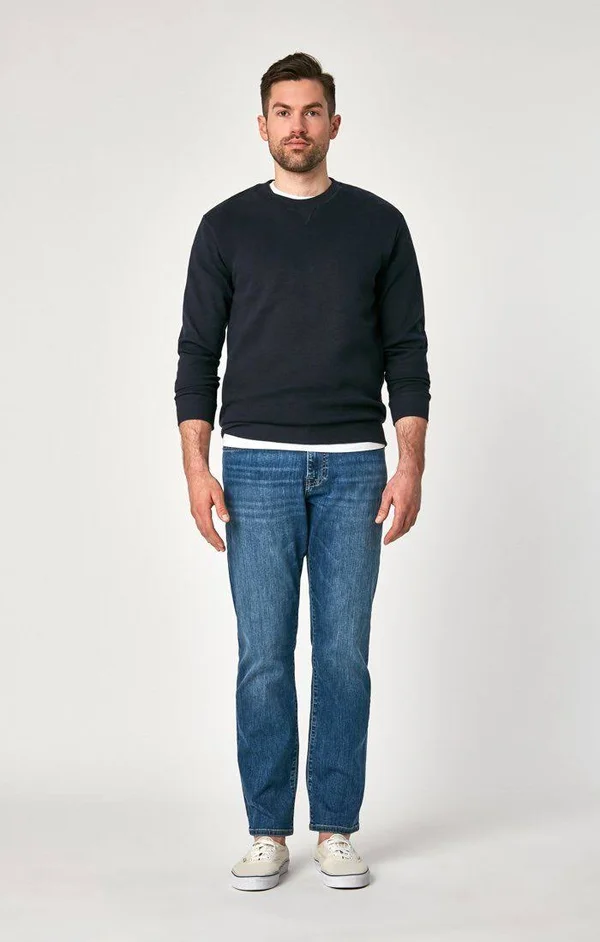 Mavi Men's Matt Size 36/32 Relaxed Rise Dark Indigo Williamsburg Jeans