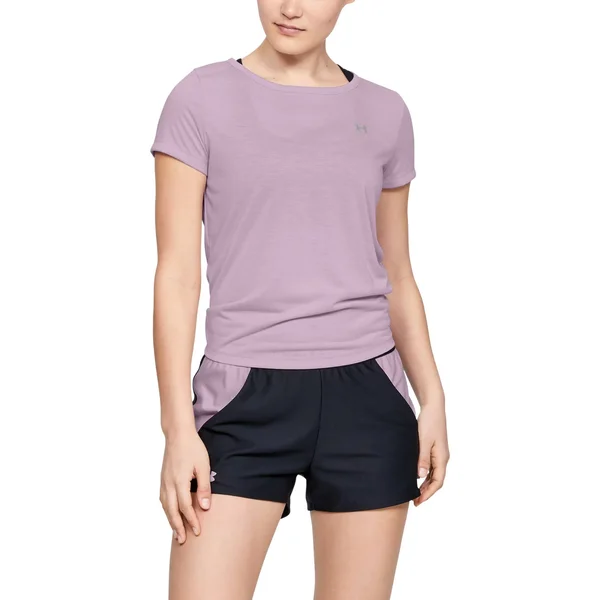 Under Armour Women's Whisperlight Short Sleeve Shirt - Pink, Xs