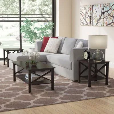 Zelda 3 Piece Coffee Table Set Andover Mills