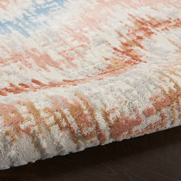 Nourison Elation ETN04 Area Rug - Ivory Multicolor, 4& x 6&