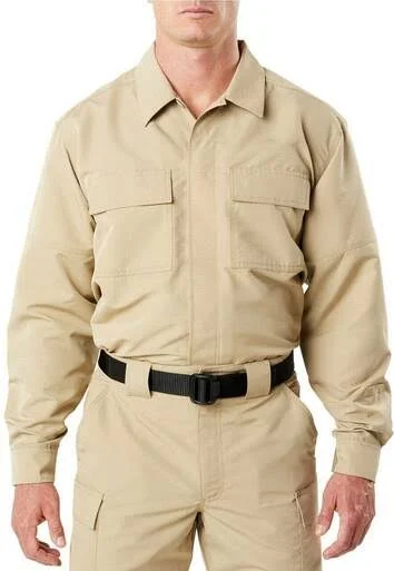5.11 Tactical Fast-Tac TDU Long Sleeve Shirt - Dark Navy - 72465-724-M