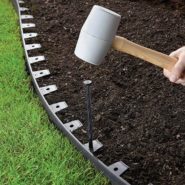 Easyflex 100-ft Black Plastic Landscape Edging Roll, 3000-100C