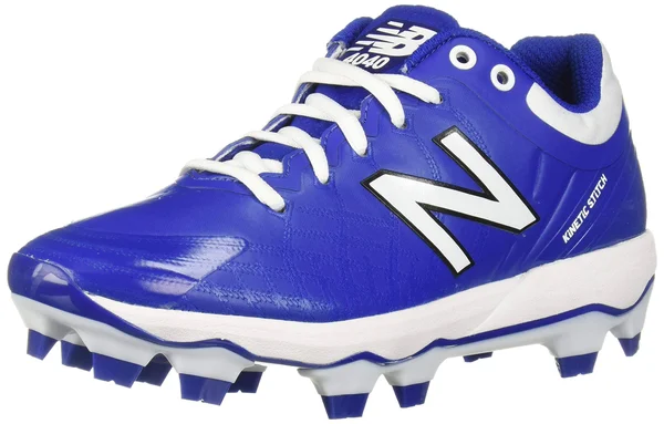 New Balance Men's 4040v5 Low TPU Baseball Cleats in Royal (9.5)