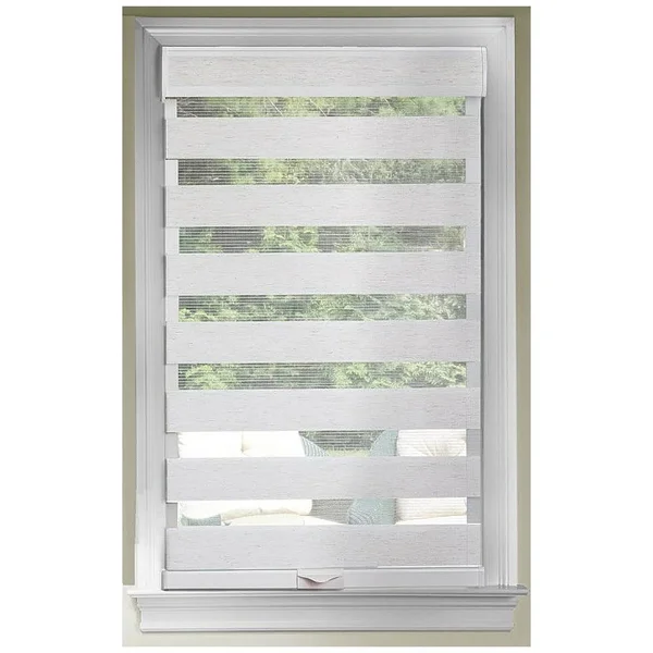 Achim Cordless Celestial Sheer Double Layered Shade Linen
