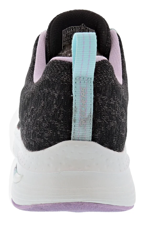 Women's Skechers Arch Fit Comfy Wave Sneaker - Size: 6.5, Black