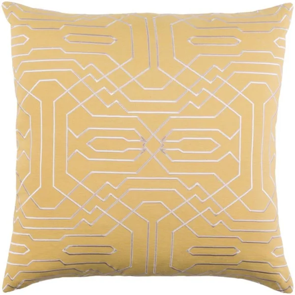Surya RDW009-2020D Ridgewood 20 x 20 inch Mint and White Pillow