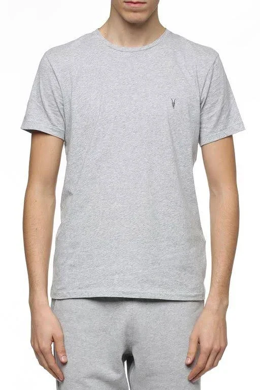 Allsaints Tonic Crew Neck T-Shirt - Grey, XL