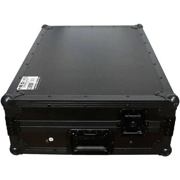 Prox XS-MCX8000WLT ATA Style Flight Road Case with Sliding Laptop Shelf and Wheels for Denon MCX8000 Black 190839800534