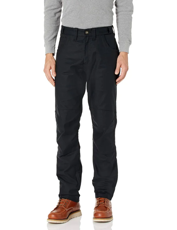 Walls Men's Ditchdigger All-Season Twill Double Knee Work Pant, YP996, Midnight Black