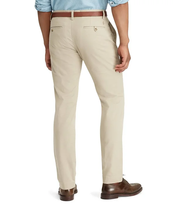 Polo Ralph Lauren Men's Straight-Fit Bedford Stretch Chino Pants - Channel Blue