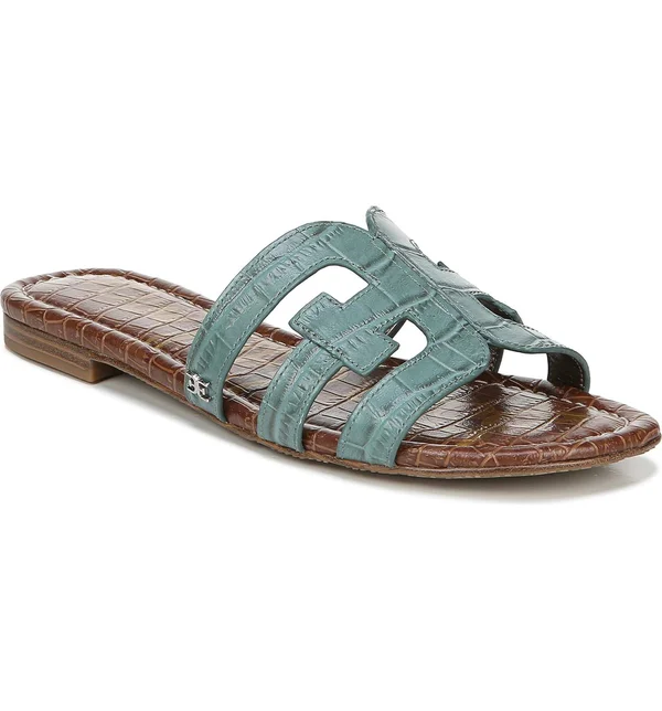Sam Edelman Women's Bay Slide Sandals - Blue Sage