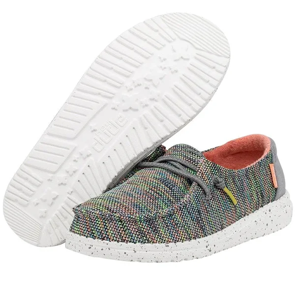 Youth Hey Dude Peacock Wendy Sox Casual Shoe - 636674