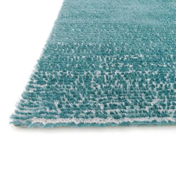 Alexander Home Elle Soft Plush Shag Rug - Denim 3&6x22 x 5&6x22