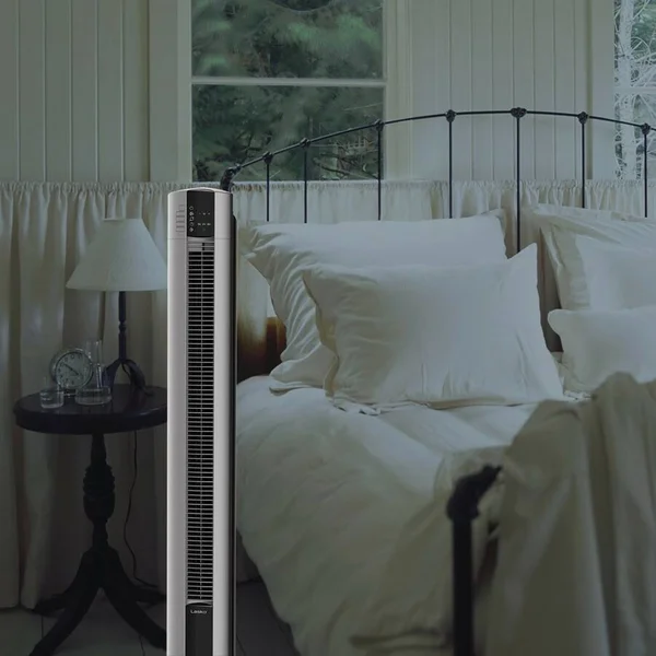 Lasko T48314 Perf. Tower Fan w/Remote Grey