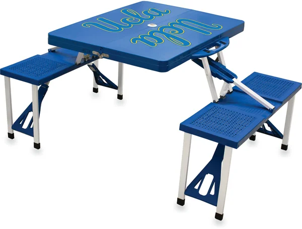 Picnic Time Picnic Table Blue UCLA Bruins