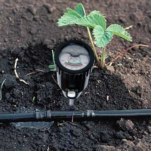 Tekcoplus Durable Soil Ph & Moisture Meter with Long Probe 11.6 Inches 295mm Gardening for