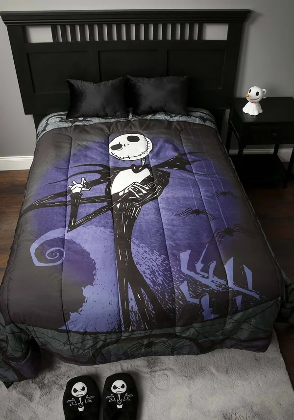 Disney Nightmare Before Christmas Meant to Be Reversible Comforter (Full - Queen), 81 x 86
