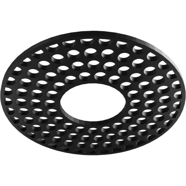 Ekena Millwork CMPP38FFAWS 38x22OD x 13 3/4x22ID x 1x22P Fink Architectural Grade PVC Pierced Ceiling Medallion - Antiqued Warm S