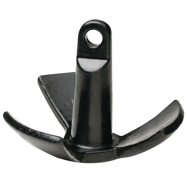 Seachoice 41520; River Anchor-Black Vinyl-20 lbs